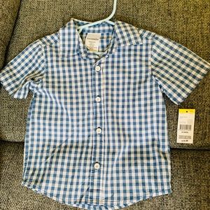 24 month gingham button up!